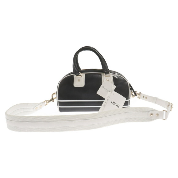 Dior Bag Calfskin Vibe Smooth Bowling Black Small - Picture 1 of 6